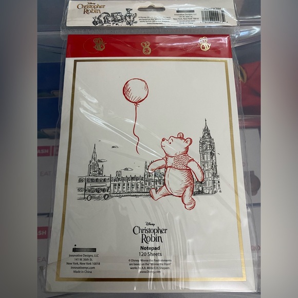 Disney Christopher Robin The Movie 3pc. Stationary Set - Picture 3 of 8